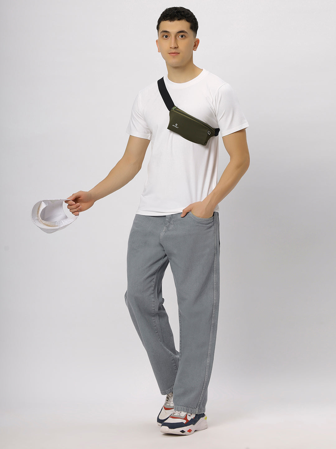 White Supima Round Neck T-Shirt