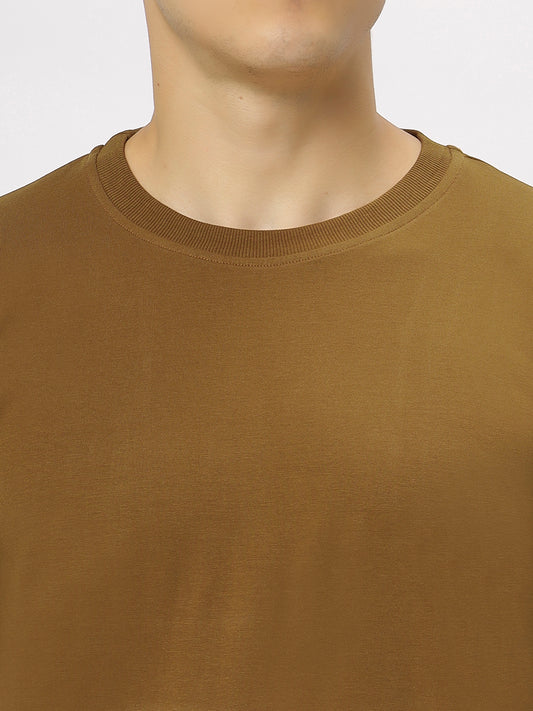 Copper Supima Round Neck T-Shirt