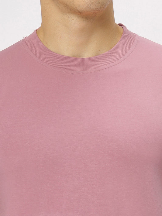 Onion Pink Supima Round Neck T-Shirt