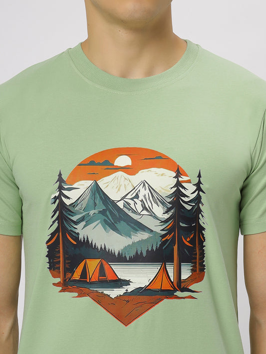 Pista Supima Printed T-Shirt