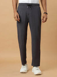 Dark Grey | Relaxed Fit Textured | Breathable & Durable Track Pants