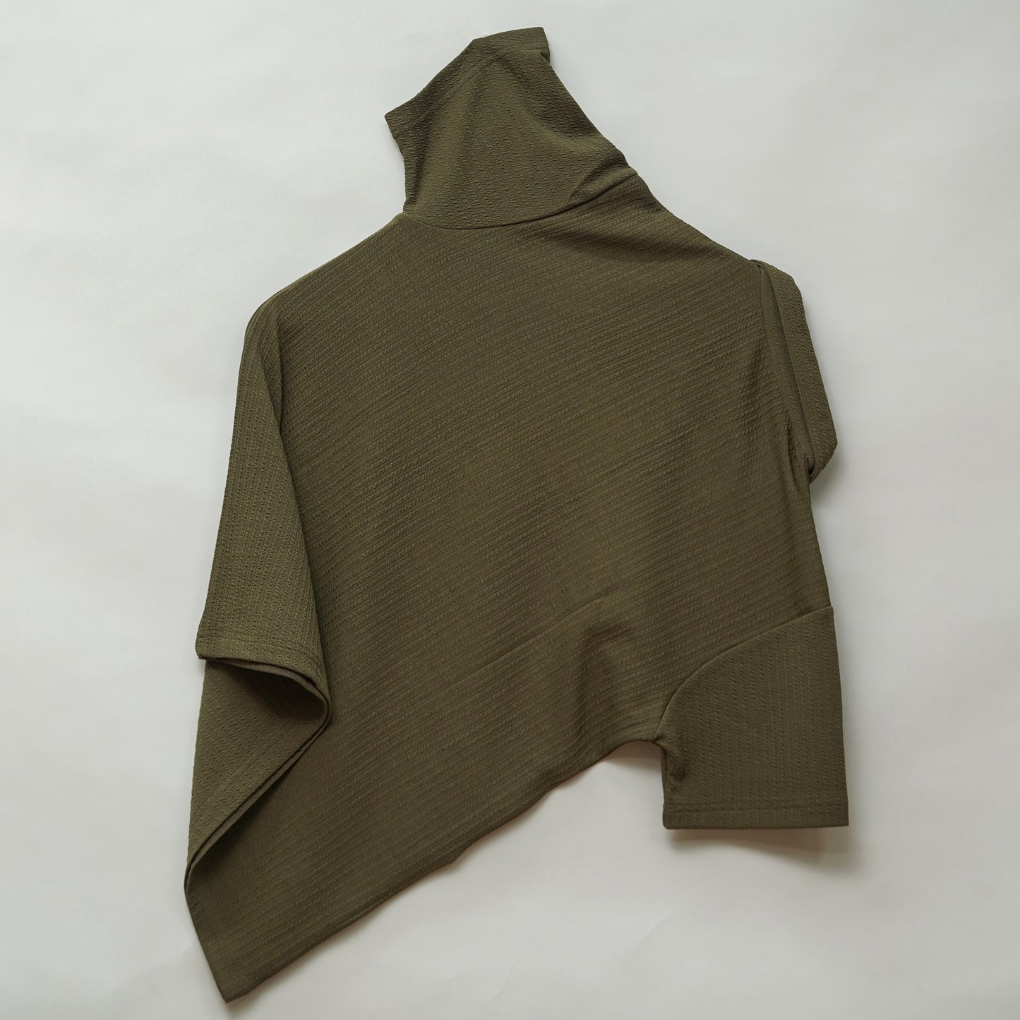 Choco | Pique Textured | Polo Zipper T-Shirt