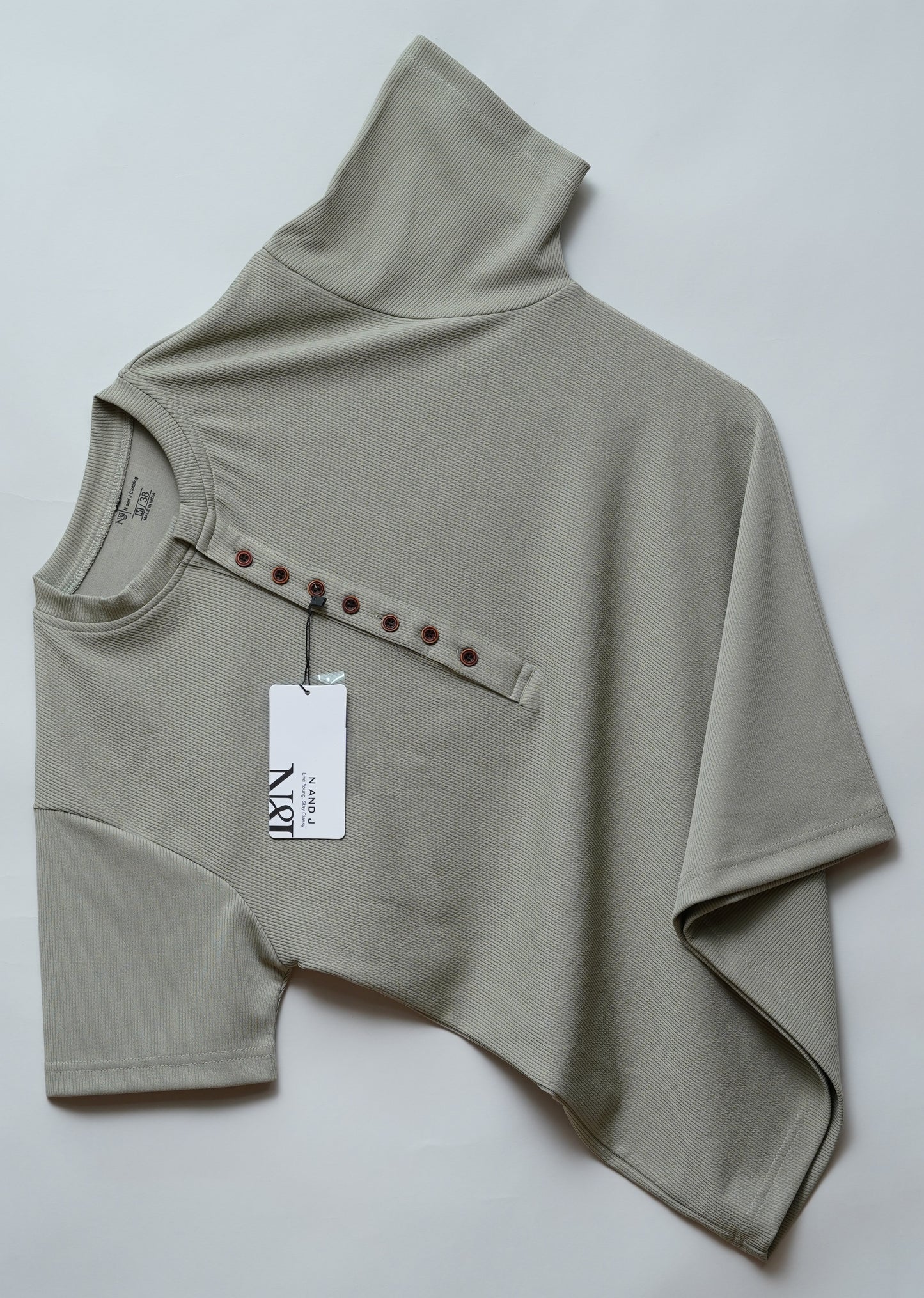 Dark Pista | Premium Henley Neck | Polo T-Shirt