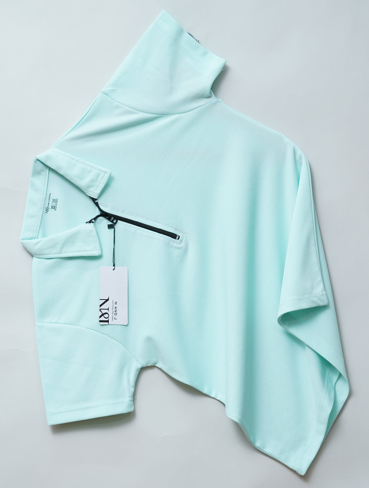 Pista Zipper Polo T Shirt