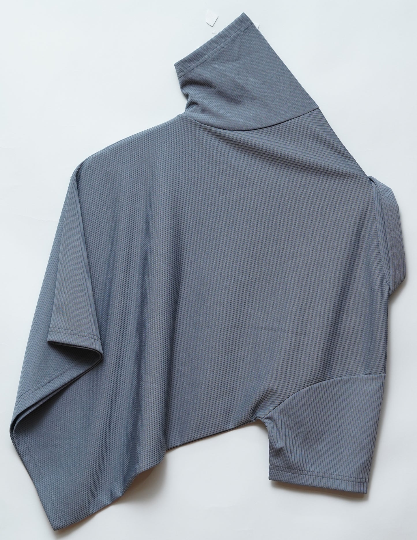 Dark Grey Zipper Polo T Shirt