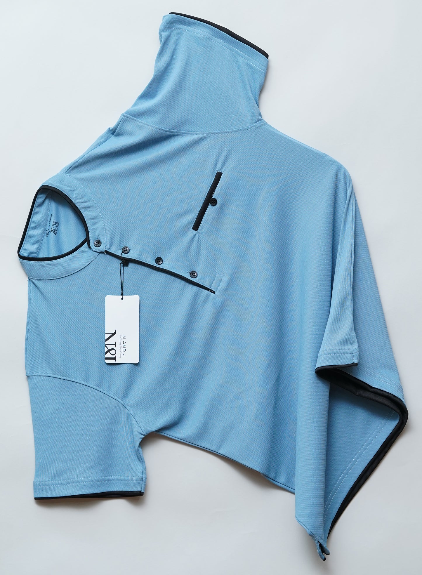 Teal | Henley Neck T-Shirt | PocketCut
