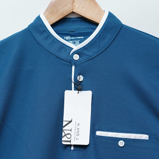 Airforce | Henley Neck T-Shirt | PocketCut