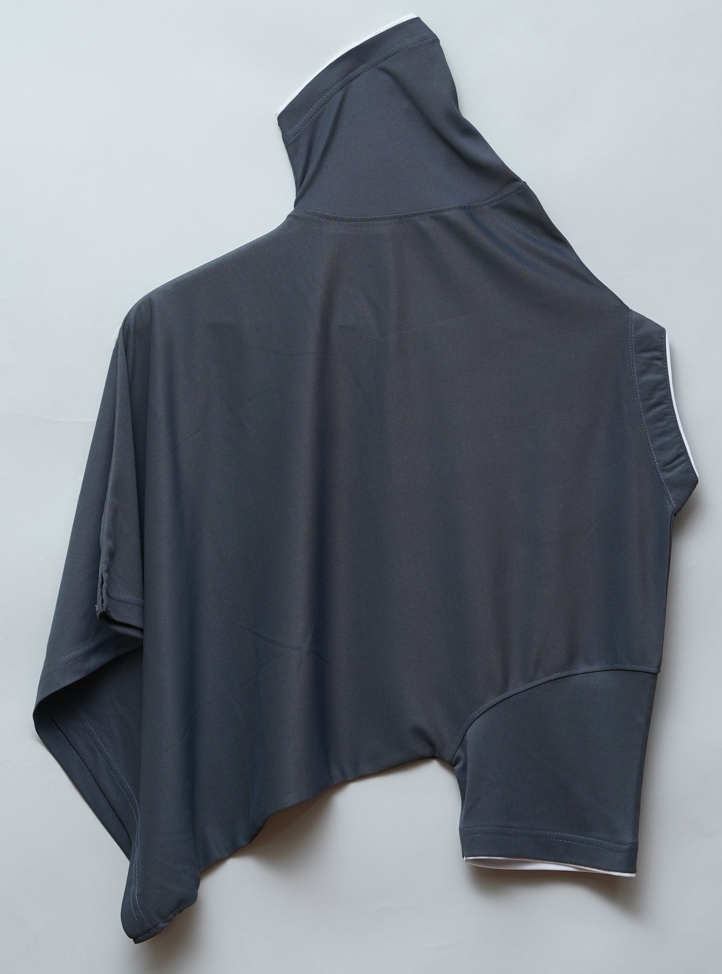 Dark Grey | Solid Henley Neck | Polo T-Shirt