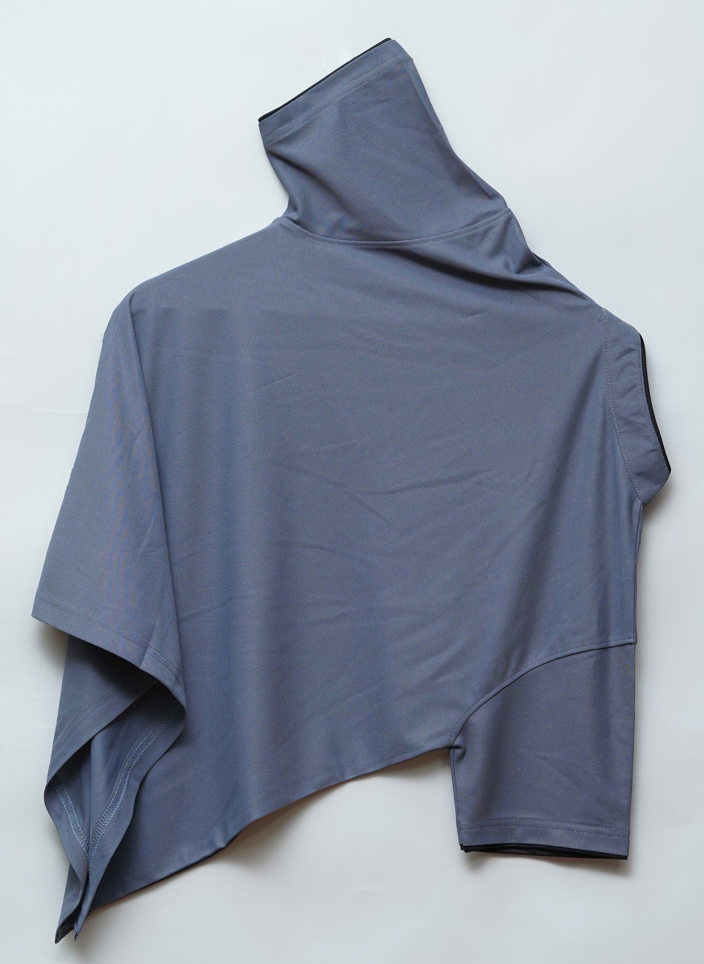 Steel Grey | Solid Henley Neck | Polo T-Shirt