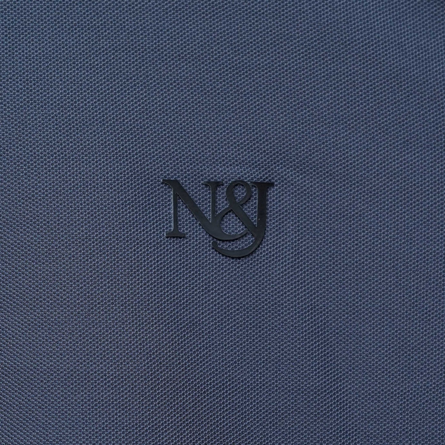 Steel Grey | Solid Henley Neck | Polo T-Shirt