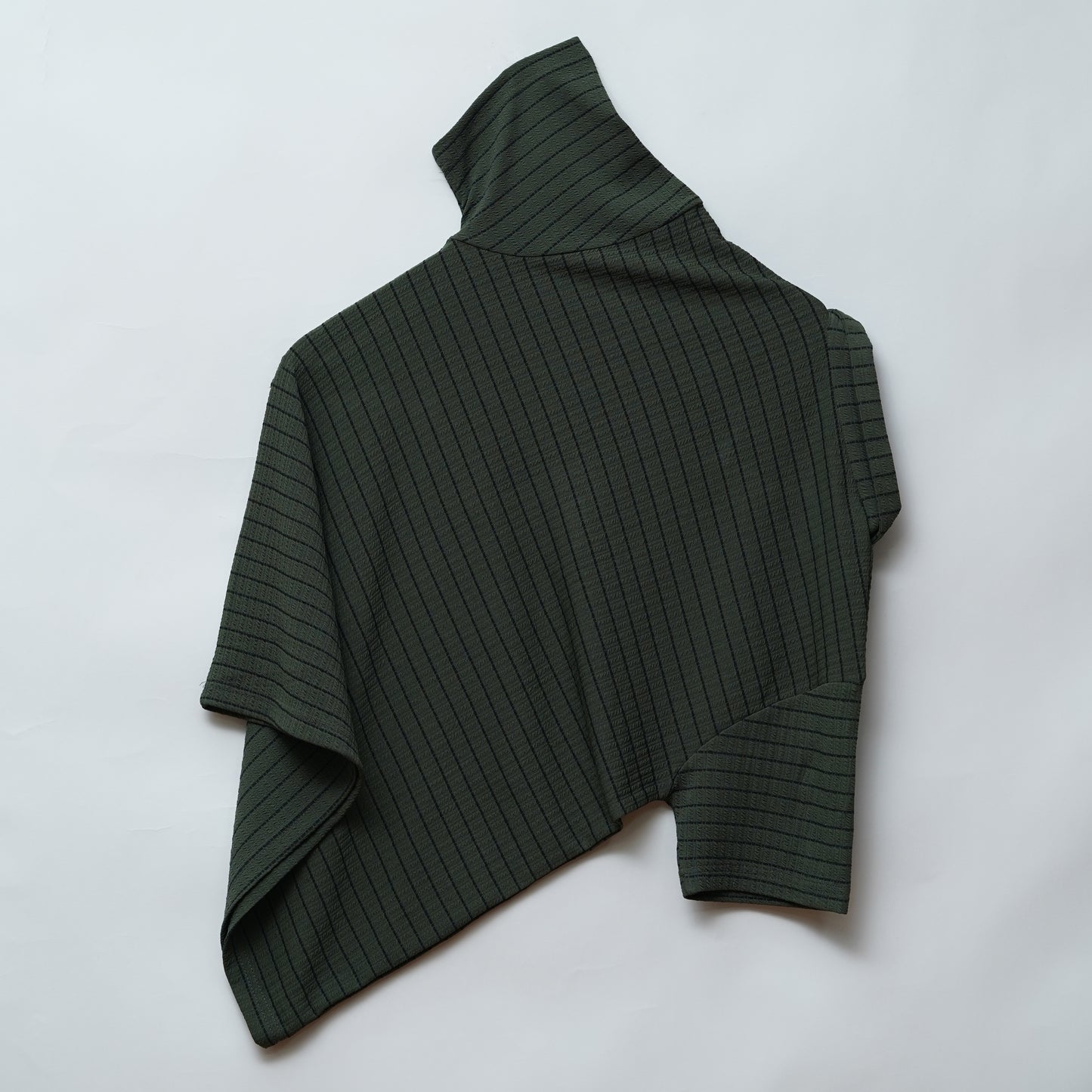 Olivegreen | Premium Camelet Checks | Polo Zipper T-Shirt