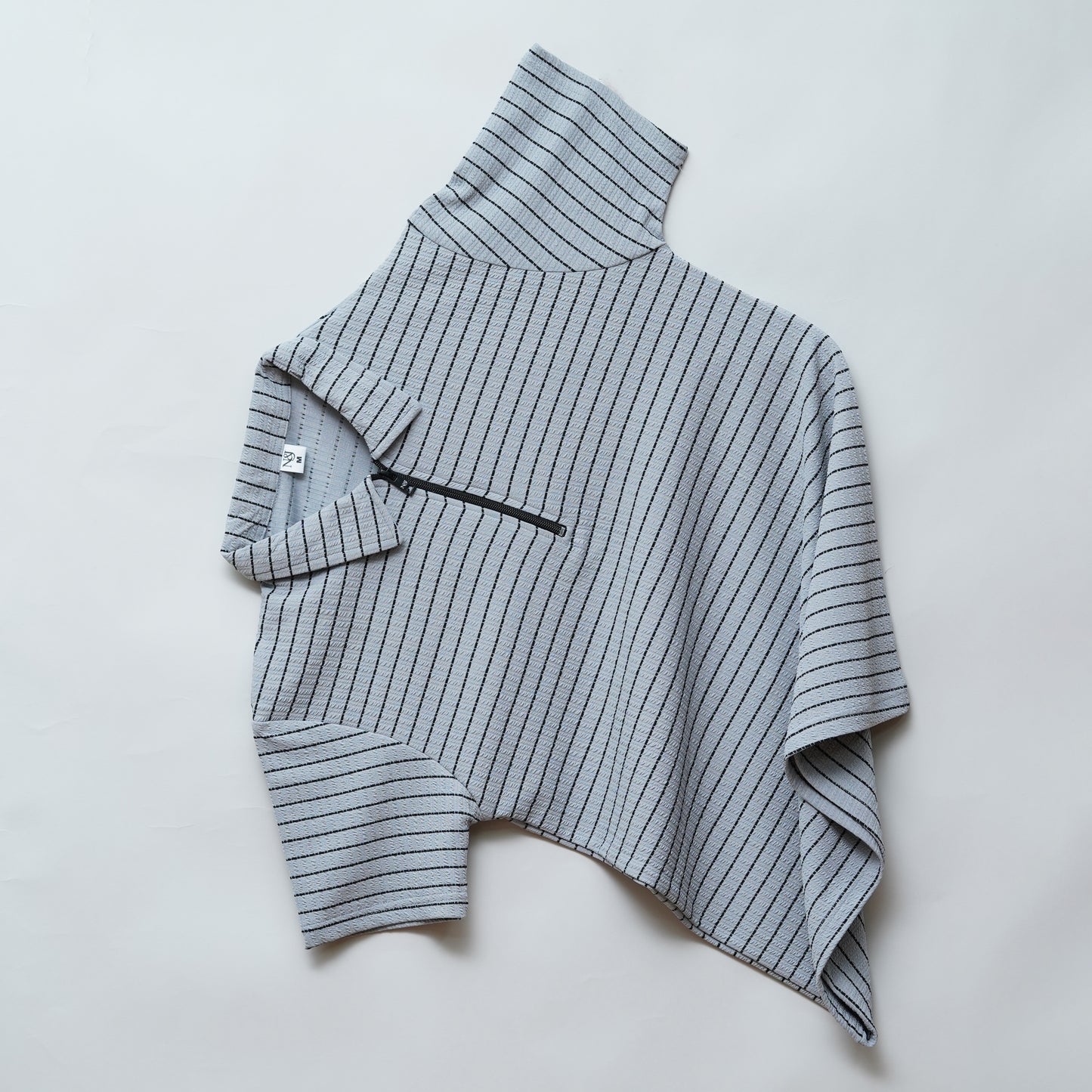 Lightgrey | Premium Camelet Checks | Polo Zipper T-Shirt