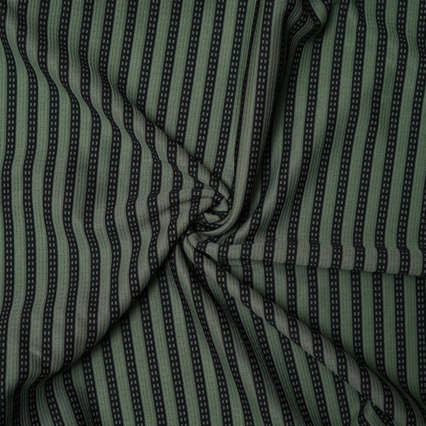 Grey | Henley Neck Striped T-Shirt | Full Sleeve