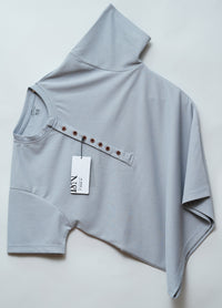 Light Grey | Premium Henley Neck | Polo T-Shirt
