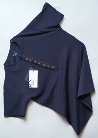Navy Blue | Premium Henley Neck | Polo T-Shirt