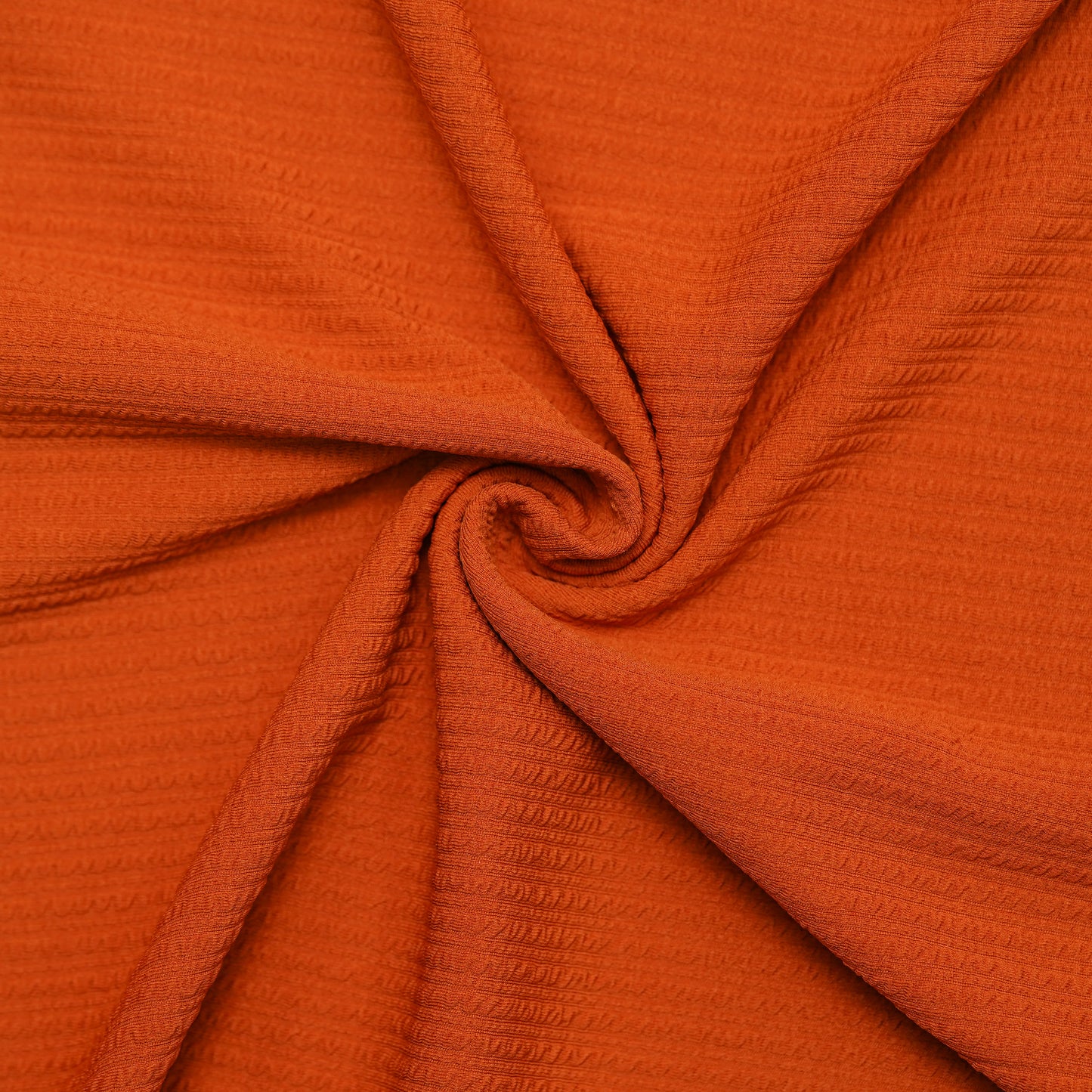 Rust | Pique Textured | Polo Zipper T-Shirt