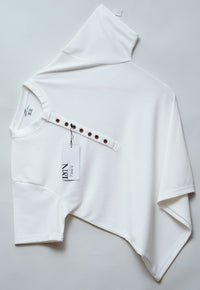 White | Premium Henley Neck | Polo T-Shirt