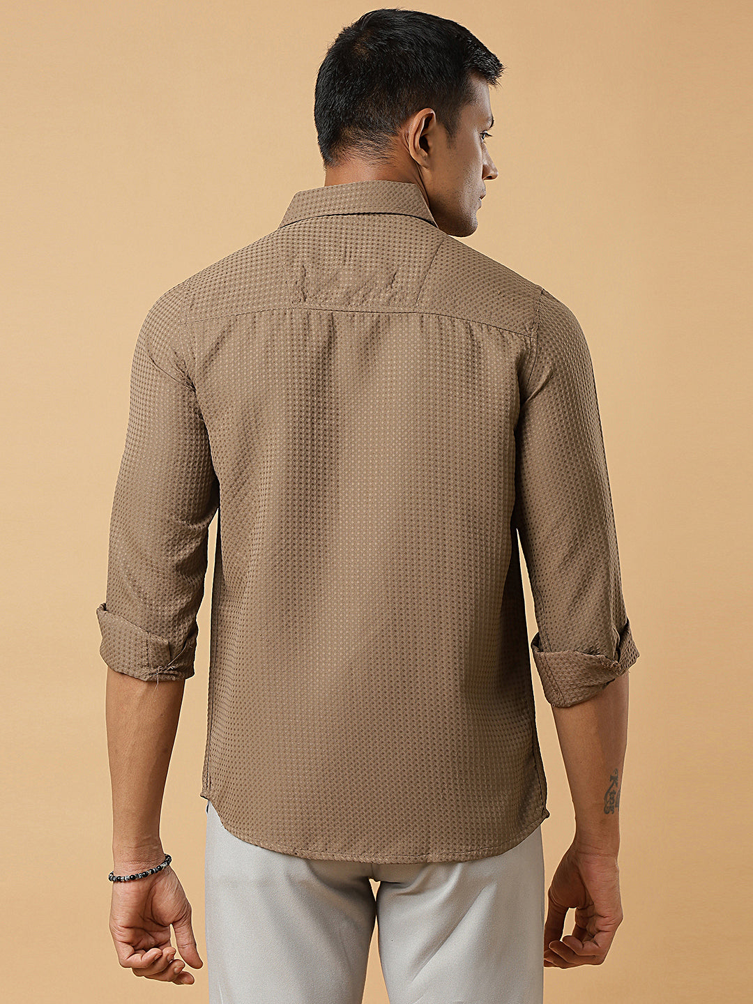 Chiku | Classic Waffle Pattern | Waffle Texture Shirt