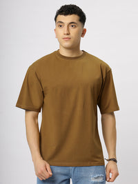Copper Supima Oversize Round Neck T-shirt