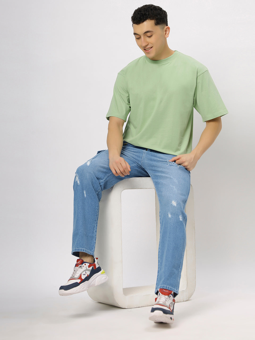 Pista Supima Oversize Round Neck T-shirt