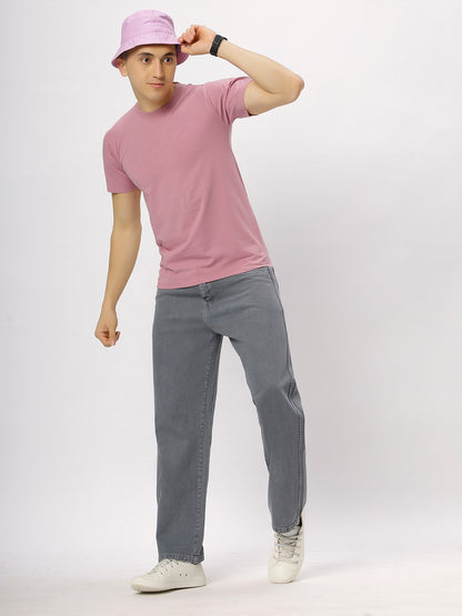 Onion Pink Supima Round Neck T-Shirt