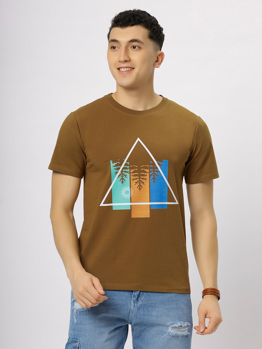 Copper Supima Printed T-Shirt