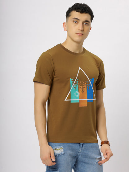 Copper Supima Printed T-Shirt