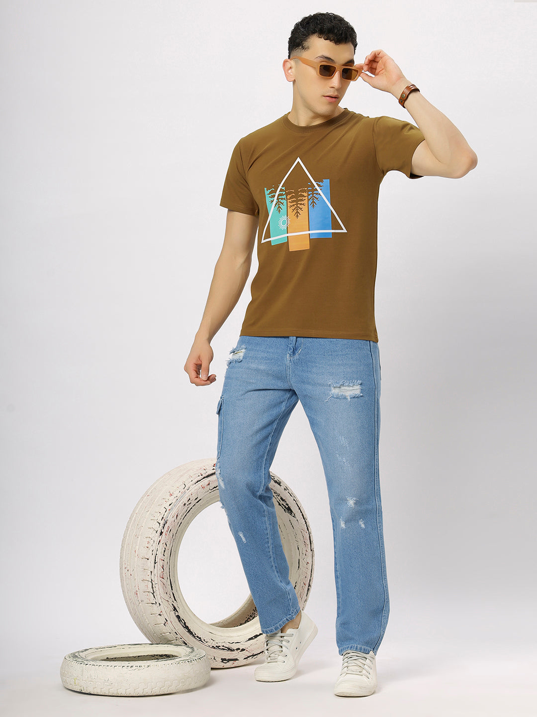 Copper Supima Printed T-Shirt