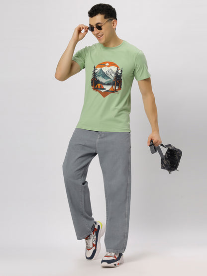 Pista Supima Printed T-Shirt