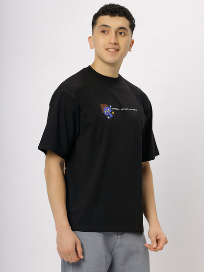 Black Supima Oversized Graphic T-shirt