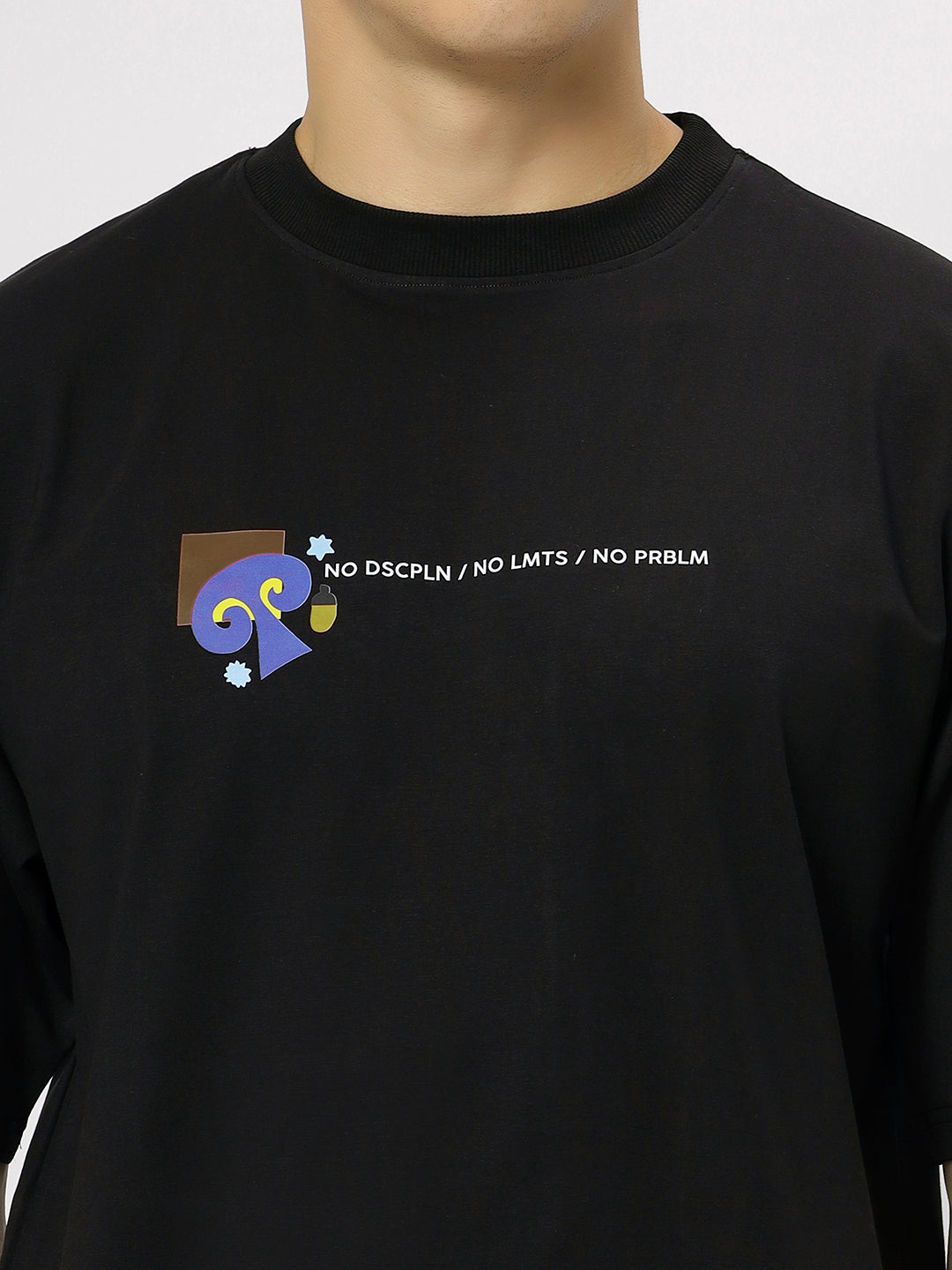 Black Supima Oversized Graphic T-shirt