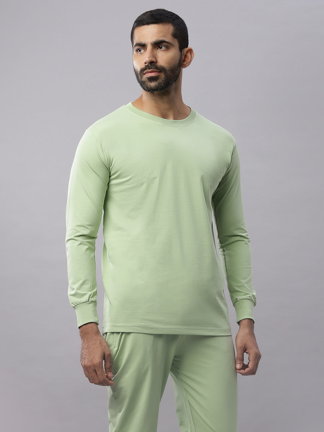 Pista Supima Full Sleeve Round Neck T-shirt