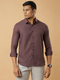 Purple | Classic Waffle Pattern | Waffle Texture Shirt