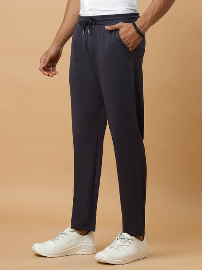 Dark Grey | Straight-Leg Essential Textured | Track Pants