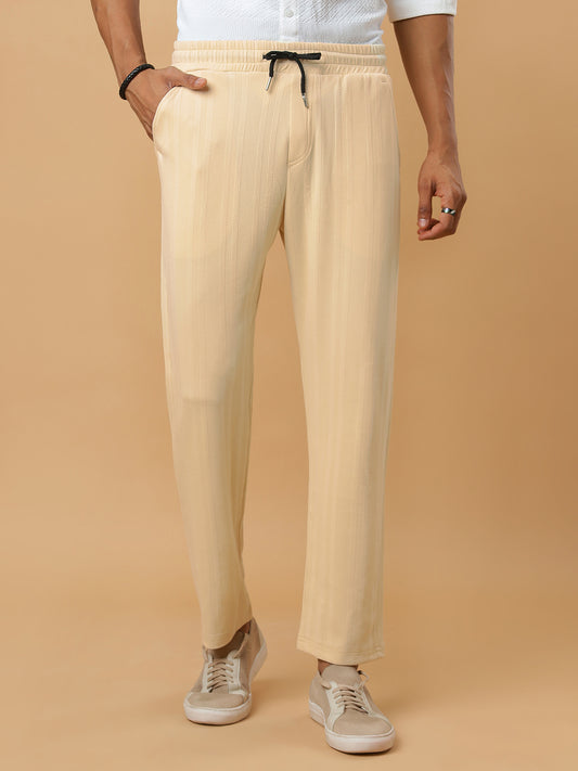 Form | Vertical Stripe Textured Track Pants | All-Season Wear