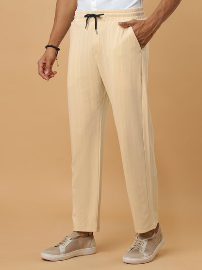 Form | Vertical Stripe Textured Track Pants | All-Season Wear