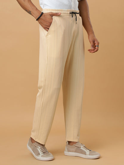 Form | Vertical Stripe Textured Track Pants | All-Season Wear