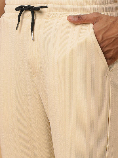 Form | Vertical Stripe Textured Track Pants | All-Season Wear