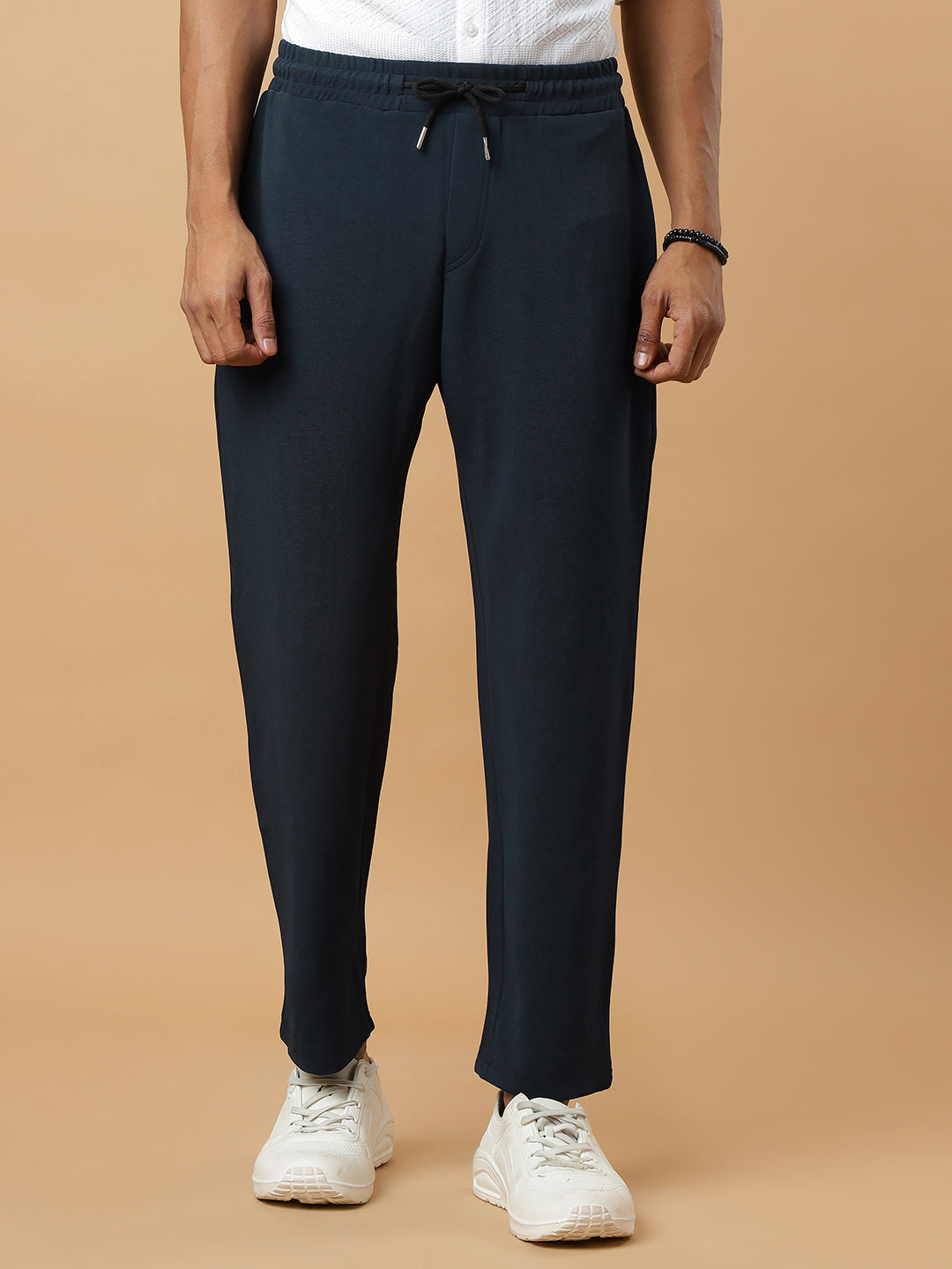 Airforce | Stretchable Ribbed Track Pants | Gym & Daily Wear