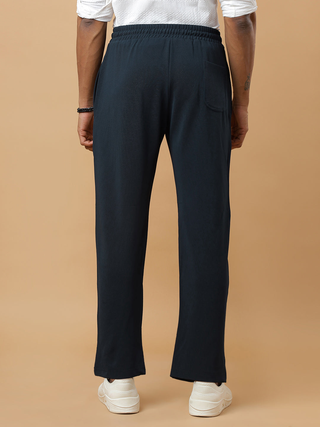 Airforce | Stretchable Ribbed Track Pants | Gym & Daily Wear