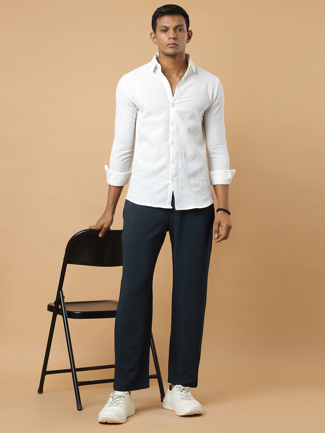Airforce | Stretchable Ribbed Track Pants | Gym & Daily Wear