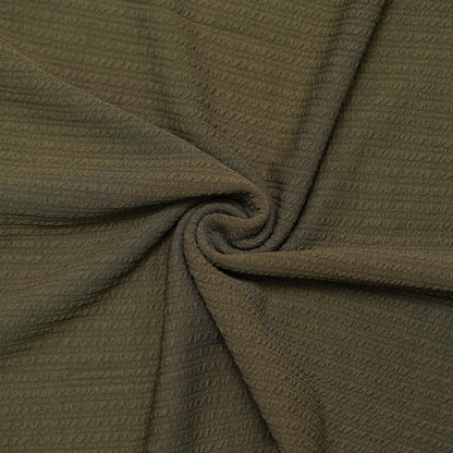 Choco | Pique Textured | Polo Zipper T-Shirt