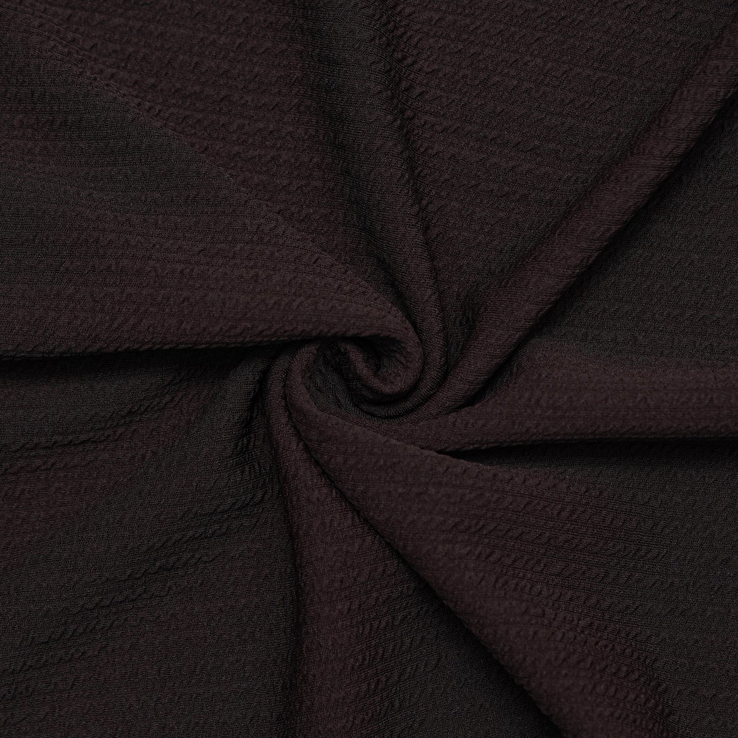 Dark Coffee | Pique Textured | Polo Zipper T-Shirt