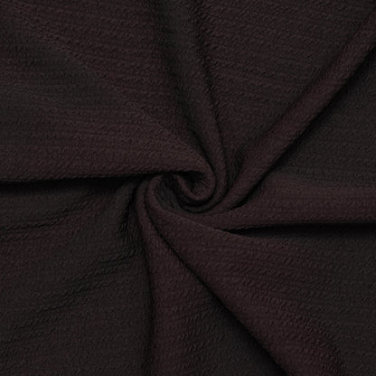 Dark Coffee | Pique Textured | Polo Zipper T-Shirt