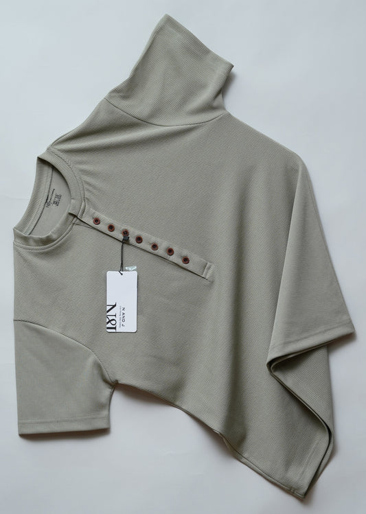 Dark Pista | Premium Henley Neck | Polo T-Shirt