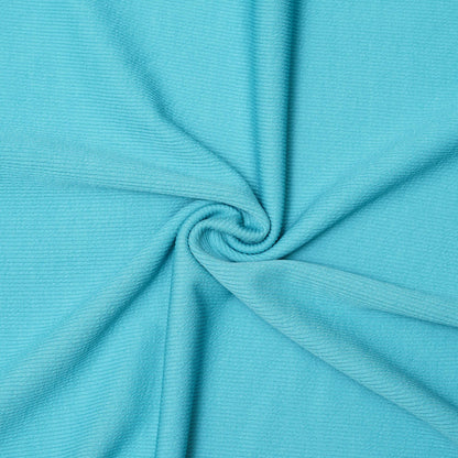 Teal Zipper Polo T Shirt