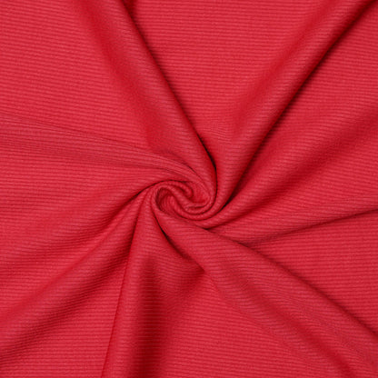 Red Zipper Polo T Shirt