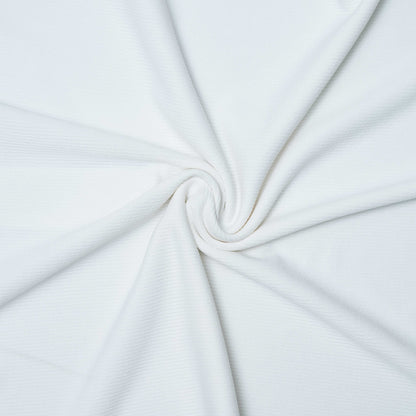 White Zipper Polo T Shirt