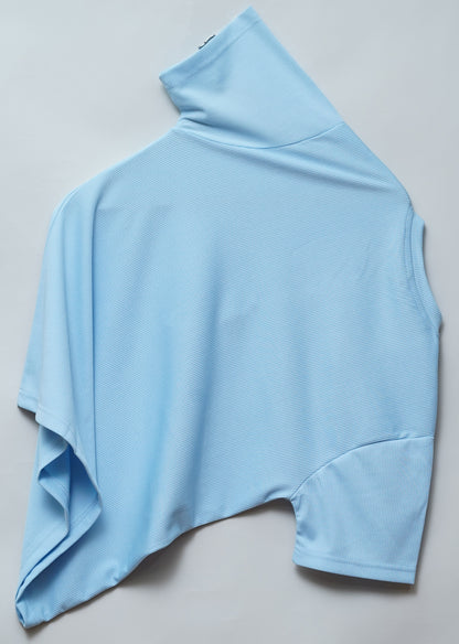 Sky | Premium Henley Neck | Polo T-Shirt