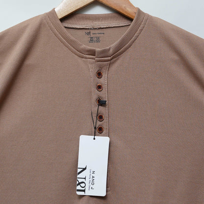 Chiku | Premium Henley Neck | Polo T-Shirt